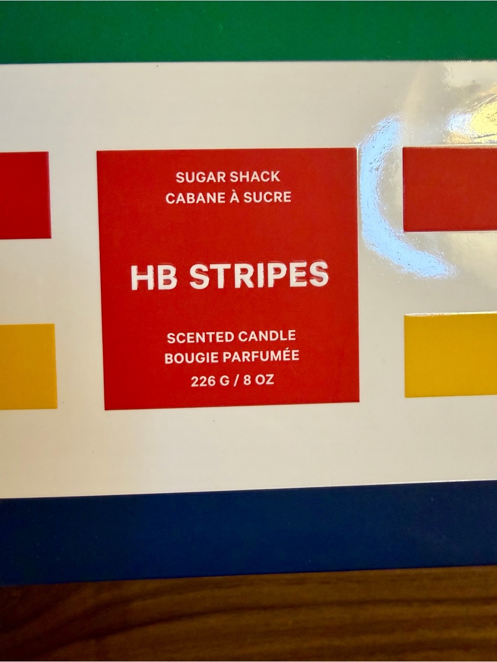 HB Stripes 8oz.Scented Candle -Sugar Shack - Picture 4 of 7